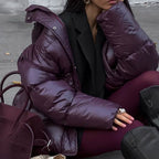 Damen Winterjacke mit voluminösem Schnitt und Wärmeisolierung R&B