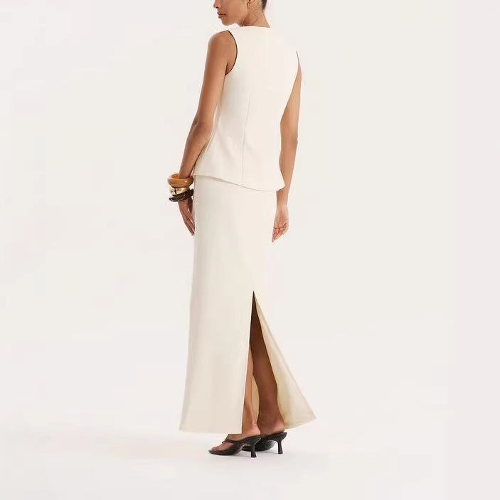 Damen elegante Bluse mit V-Ausschnitt und plissierten Details R&B