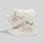 Damen Sportliche Sneakers mit verspieltem Katzenmotiv und weichem Innenfutter