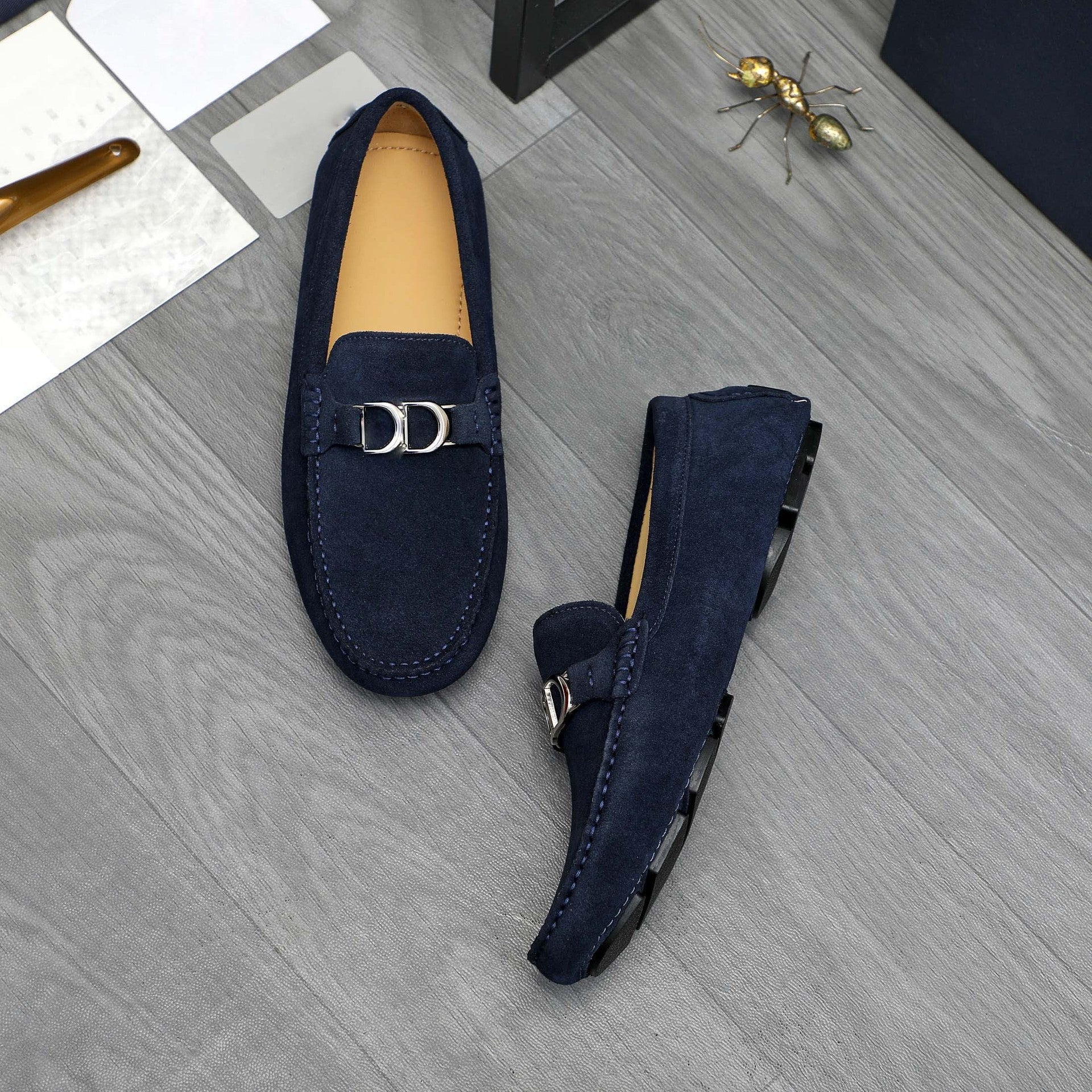 Herren Mokassin mit eleganter Schnallen-Applikation R&B