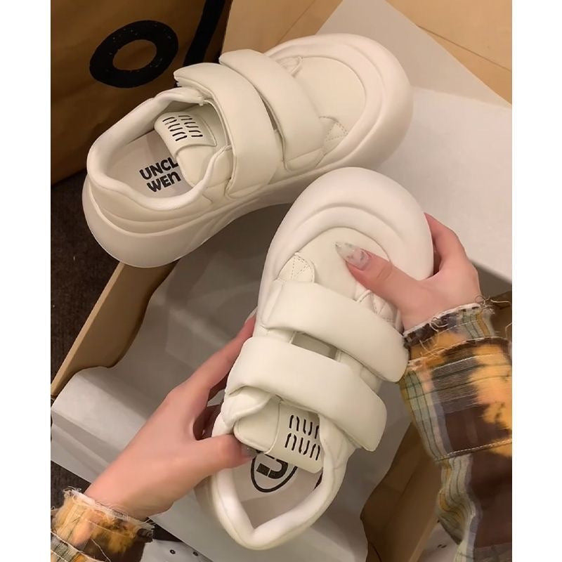 Damen Chunky Plateausneaker mit verstellbarem Klettverschluss R&B