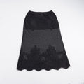 Damen Spitzenrock mit transparentem Unterkleid und verzierten Rüschen R&B