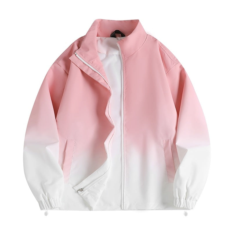 Herren stylische Übergangsjacke mit innovativem Farbverlauf R&B