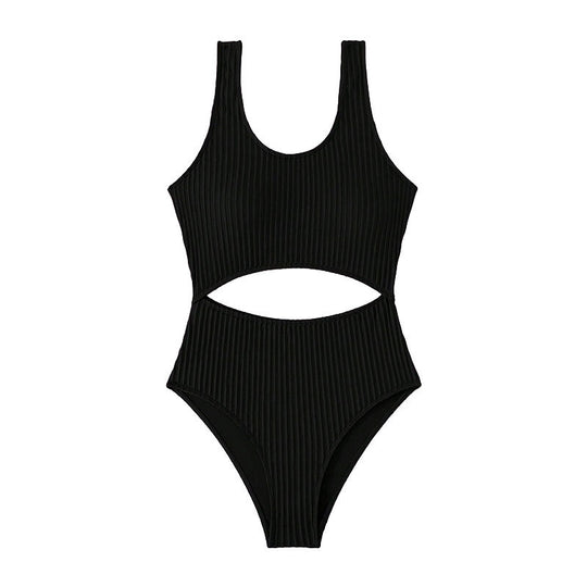 Damen Einteiliger Badeanzug mit stylischem Cut-Out-Design R&B