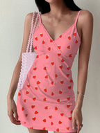 Damen Minikleid mit erfrischendem Erdbeer-Design R&B