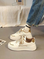 Damen Sportliche Sneakers mit modischer Plateau-Sohle und dämpfendem Komfort