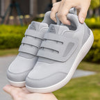 Damen Sportliche Slip-On Sneakers mit praktischen Klettverschlüssen