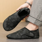 Damen Bequeme Strick-Hausschuhe mit flexiblem Design