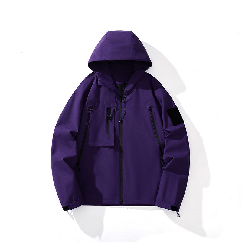 Herren technische Multifunktionsjacke mit praktischen Taschen R&B