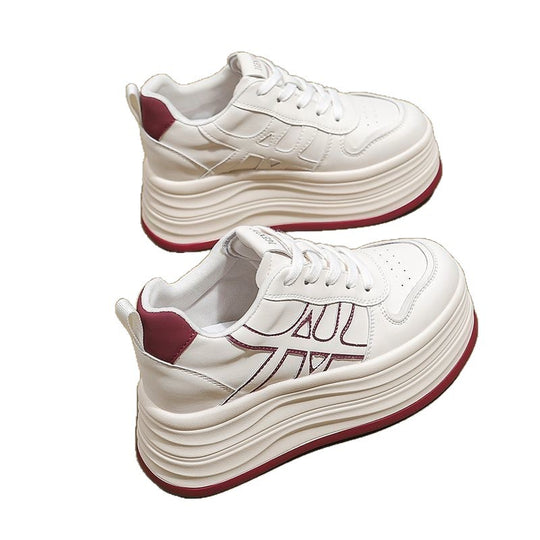 Damen modische Plateau-Sneaker mit einem komfortablen und atmungsaktiven Design R&B