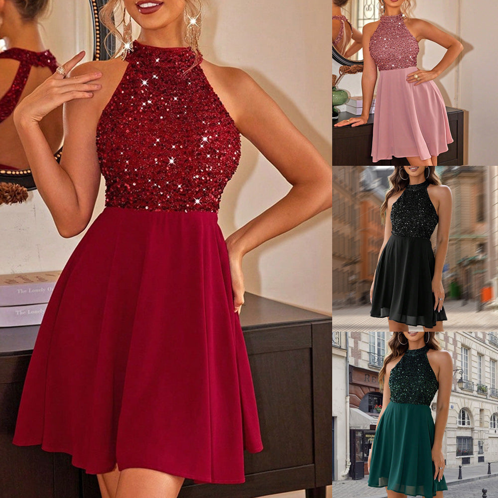 R&B | Sinnliche Slim Fit Halter Mini Kleid