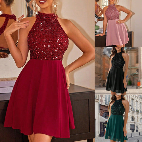 R&B | Sinnliche Slim Fit Halter Mini Kleid