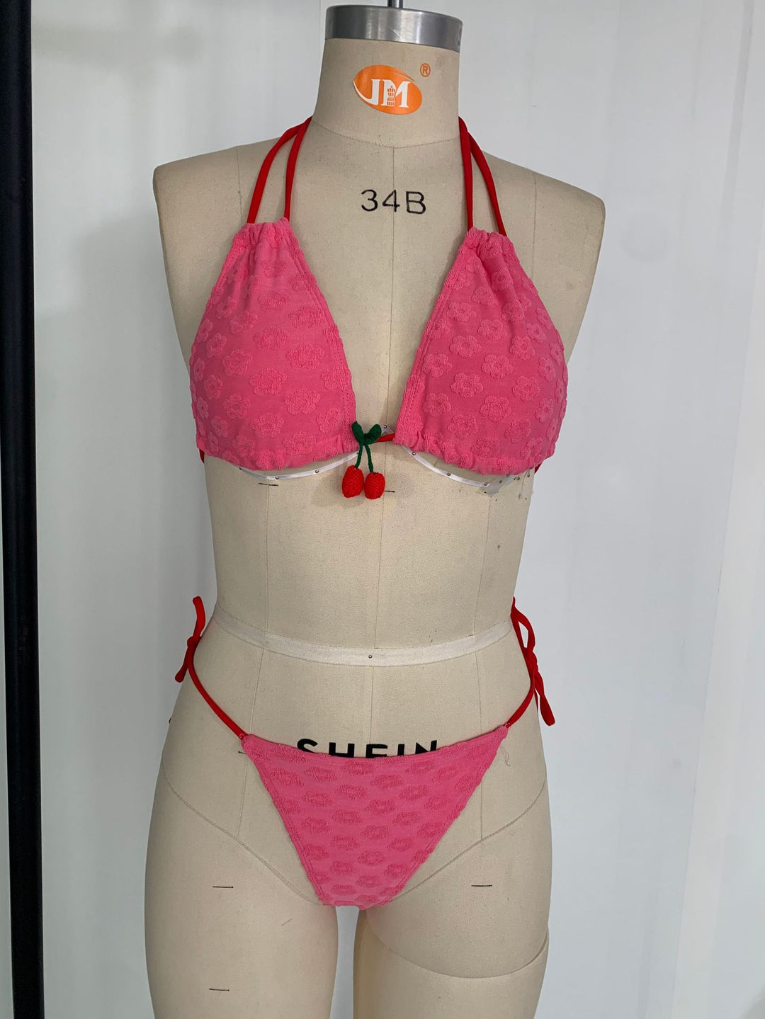 Damen Triangel-Bikini mit verspieltem Dekorelement R&B