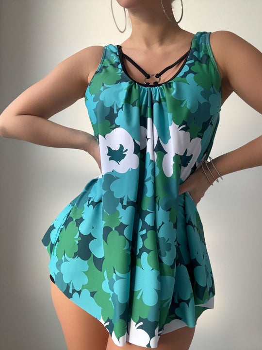 Damen Modischer Badeanzug mit Lockerem Schnitt R&B