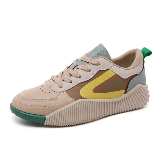 Damen sportliche Sneaker mit stabiler Sohle und atmungsaktiver Oberflächenstruktur R&B