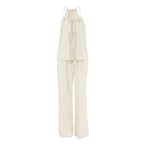 Damen luftiges Blusenkleid mit verstellbaren Trägern und Rüschendetails R&B