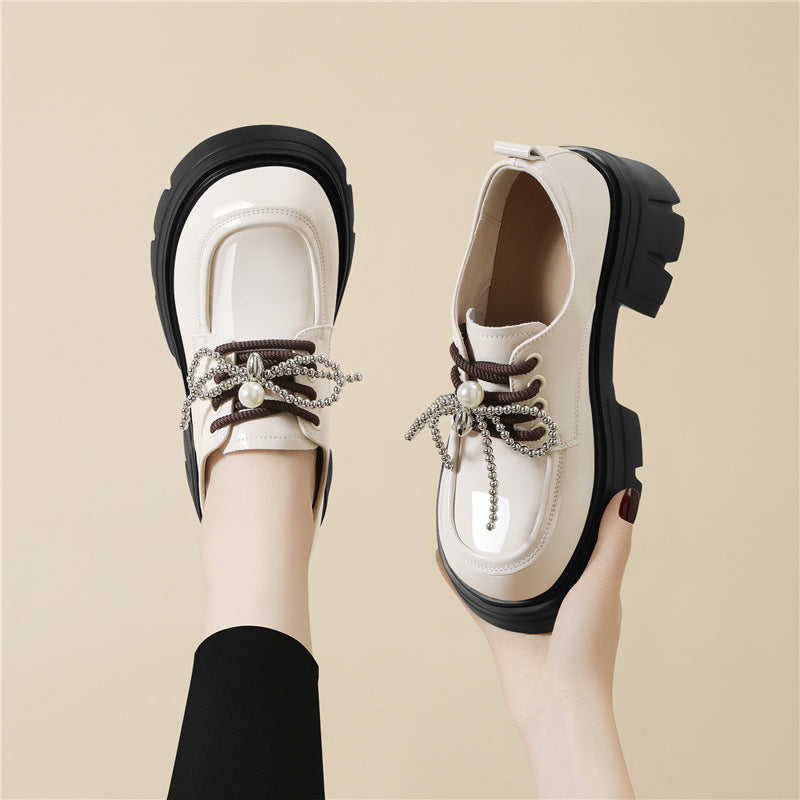 Damen Modische Schnürschuhe mit kreativen Zierdetails R&B