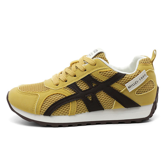 Damen Sportliche Sneakers mit atmungsaktivem Mesh-Obermaterial und dynamischer Dämpfung R&B