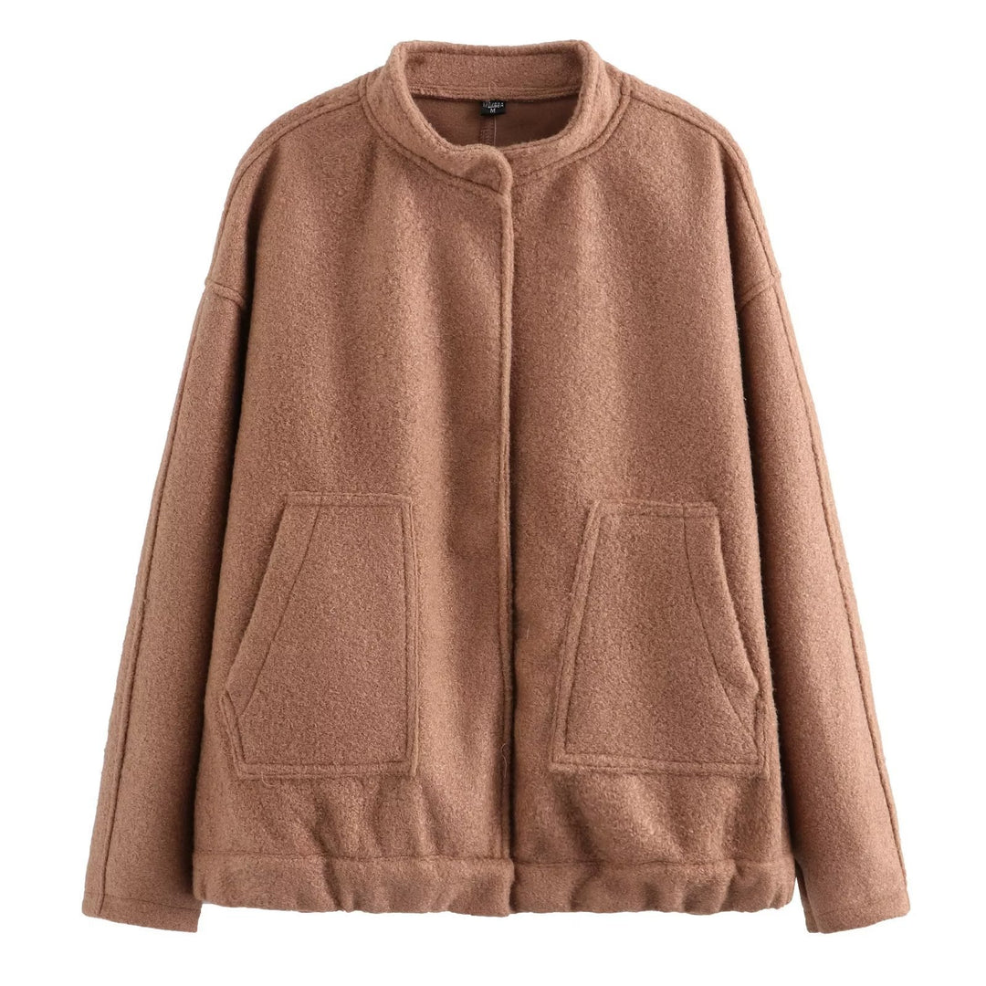 Damen Fleece-Jacke mit praktischen Taschen und elastischem Bund R&B