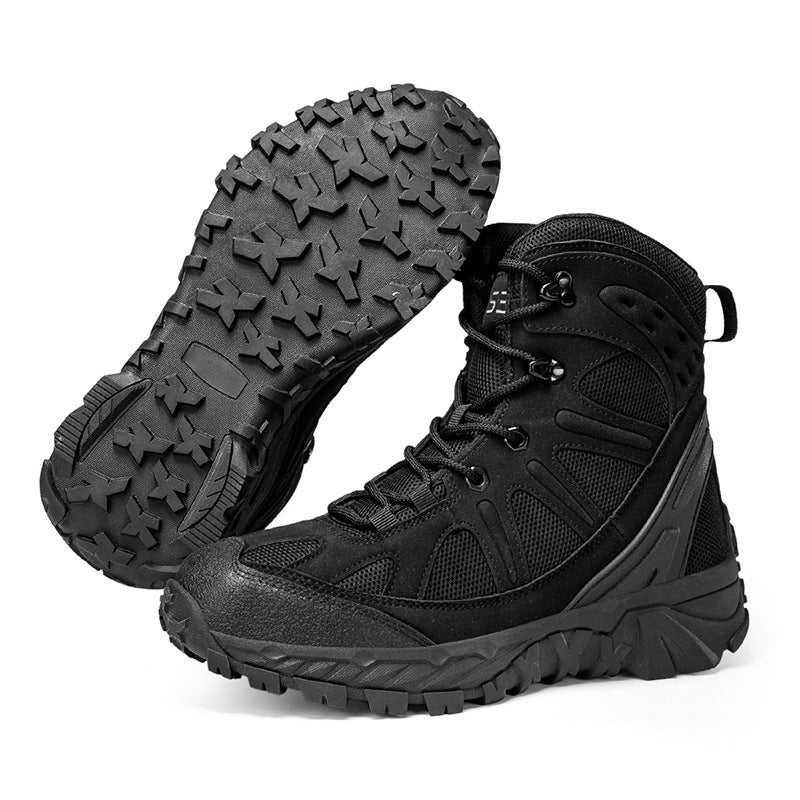 Damen robuste Outdoor-Hiking-Boots mit rutschfester Sohle und atmungsaktiver Mesh-Oberfläche R&B