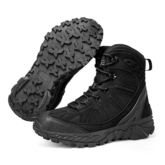 Damen Trekkingstiefel mit rutschfester Sohle und atmungsaktivem Obermaterial R&B