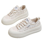 Damen Freizeitsneaker mit eleganter Spitze und rutschfester Sohle