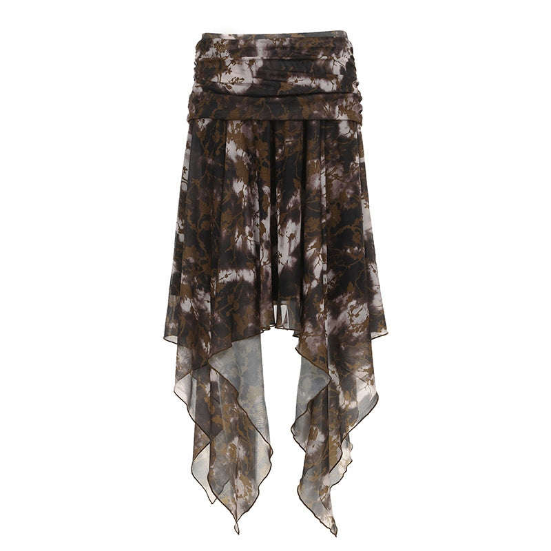 Damen Maxirock mit vielfältigen Patchwork-Mustern R&B