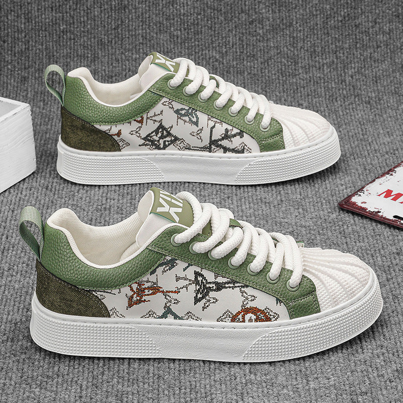 Damen Modische Sneakers mit einzigartigem Muster und rutschfester Sohle