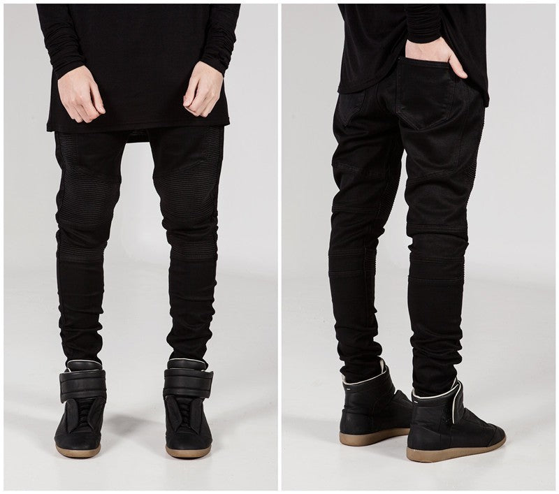 Herren Skinny Jeans mit strukturiertem Design und modischen Akzenten R&B