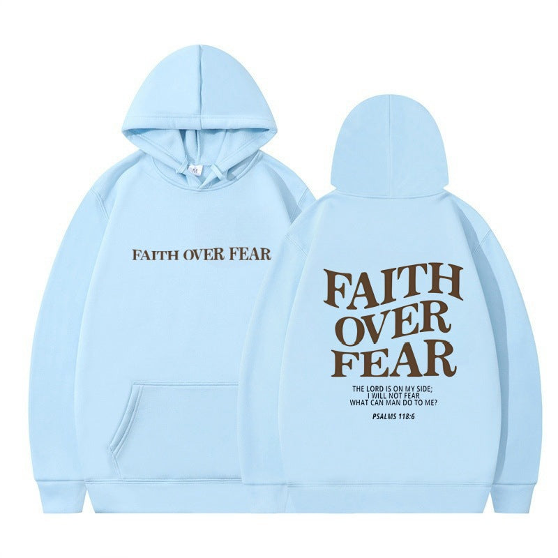 Damen Kapuzenpullover mit inspirierendem Schriftzug und hochwertiger Baumwolle R&B