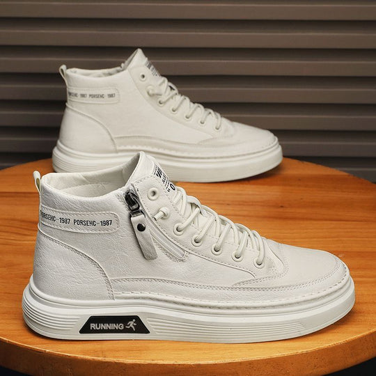 Damen Hohe Sneakers mit praktischem Reißverschluss und robustem Design R&B
