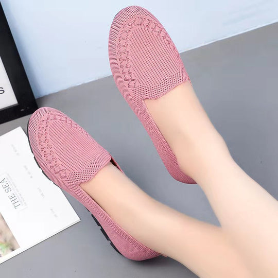Damen bequeme Slip-On Slipper mit atmungsaktivem Obermaterial R&B