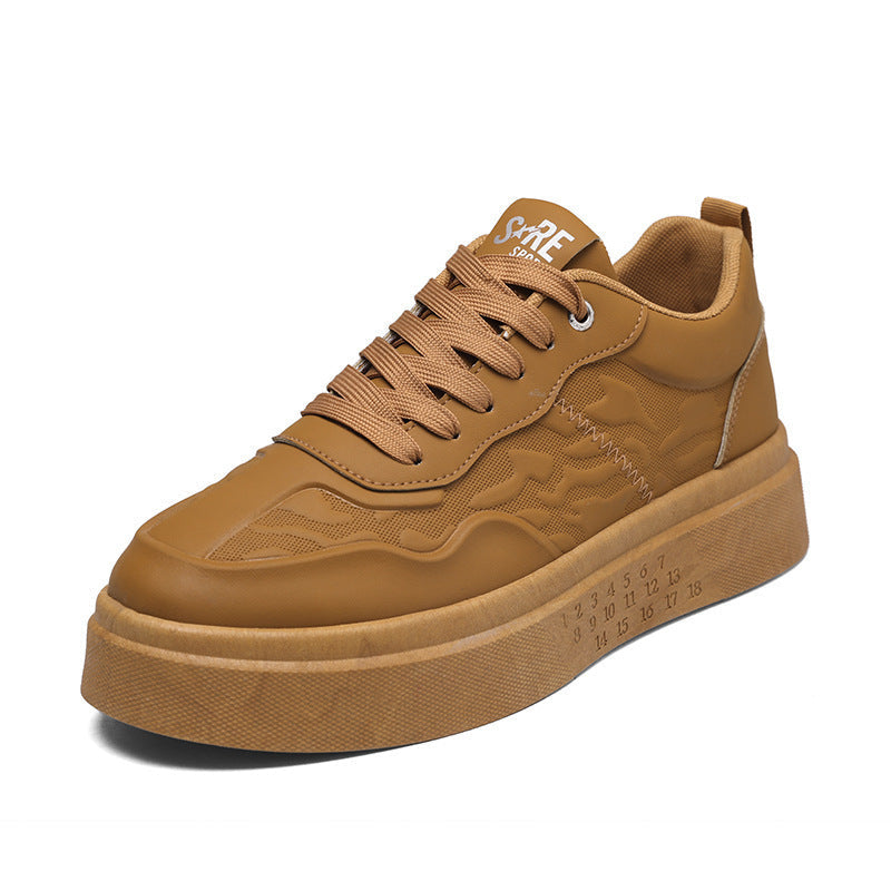 Damen Sneakers aus hochwertigem Leder mit trendiger Logostickerei von R&B