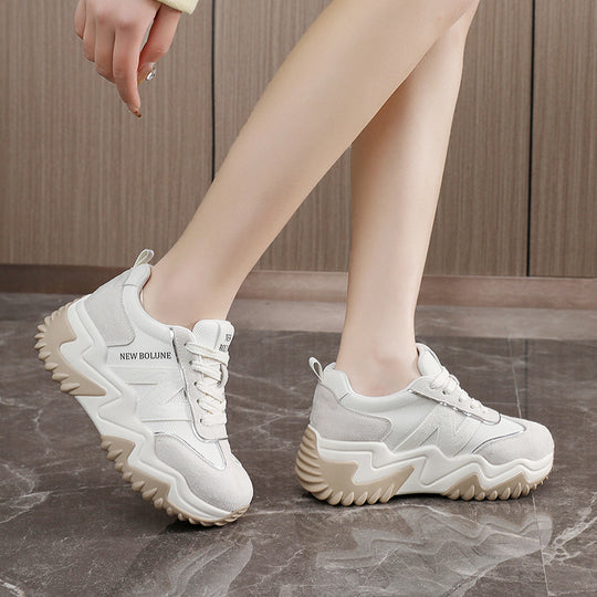 Damen Sportliche Chunky Sneakers mit ergonomischer Dämpfung und rutschfester Sohle R&B