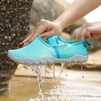Damen Aquaschuhe mit flexiblem Klettverschluss und rutschfester Sohle R&B