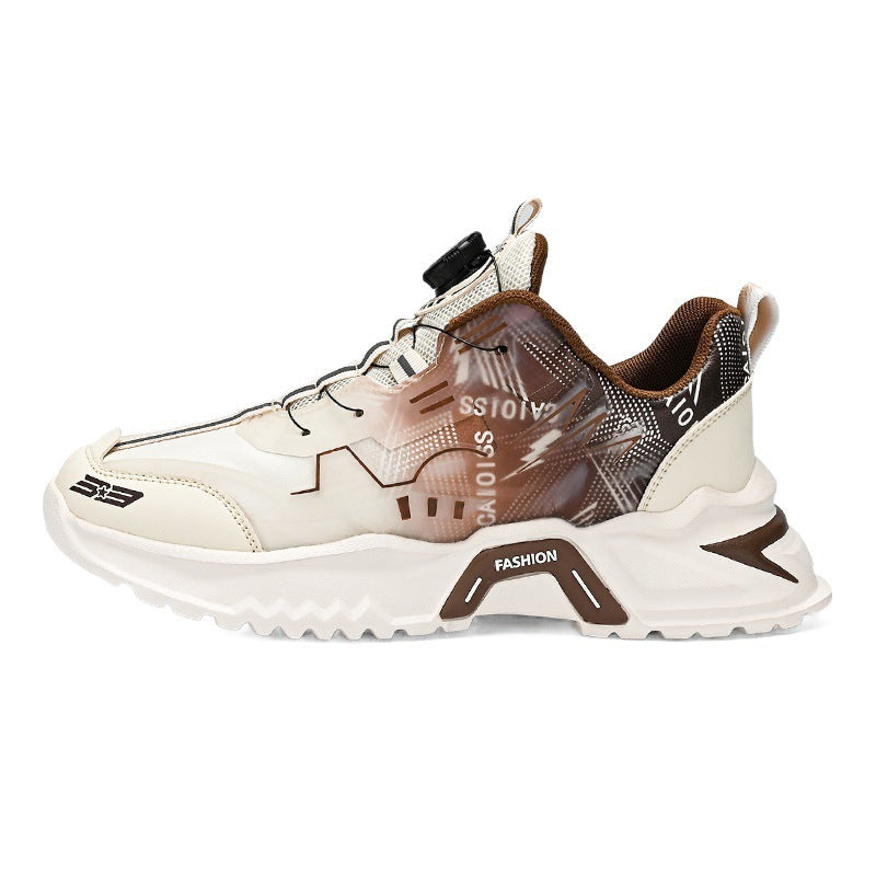 Damen Sportliche Sneaker mit innovativem Schnürsystem und atmungsaktiver Mesh-Oberfläche R&B