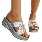 Damen Komfortable Plateau-Sandaletten mit elegantem Korkelement R&B