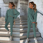 Damen Oversized Sweatshirt mit weitem Schnitt und strukturierten Ärmeln R&B