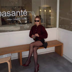 Damen kuschelige Wolljacke mit modischen Knopfdetails R&B