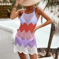 Damen modernes gehäkeltes Strandkleid R&B