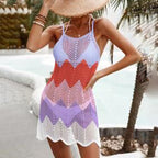 Damen modernes gehäkeltes Strandkleid R&B
