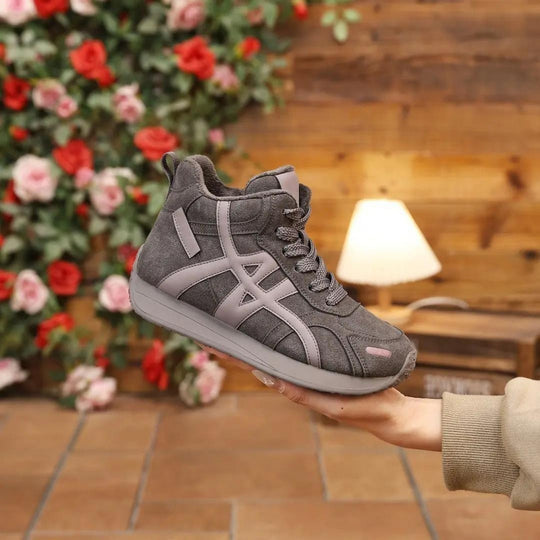 Damen Hohe Sneakers mit rutschfester Sohle und bequemer Polsterung R&B