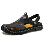 Herren Bequeme und atmungsaktive Clogs mit ergonomischem Fußbett R&B