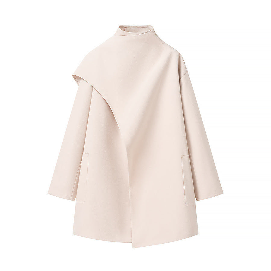 Damen Oversized Übergangsjacke mit asymmetrischem Schnitt und praktischen Taschen R&B