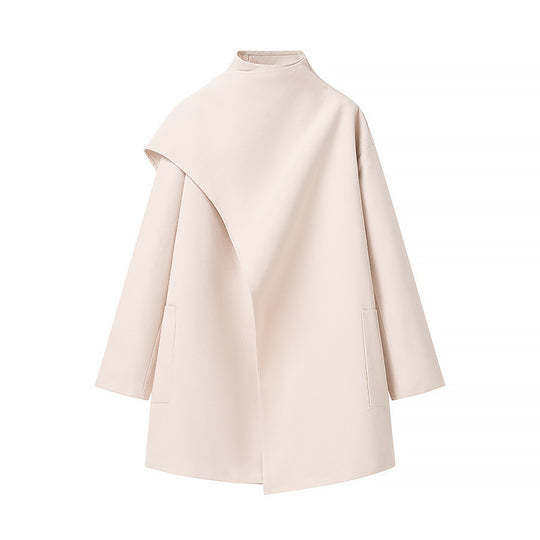 Damen Oversized Übergangsjacke mit asymmetrischem Schnitt und praktischen Taschen R&B