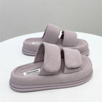 Damen bequeme Komfort-Pantoletten mit regulierbarem Riemendesign und ergonomischer Fußbettgestaltung R&B