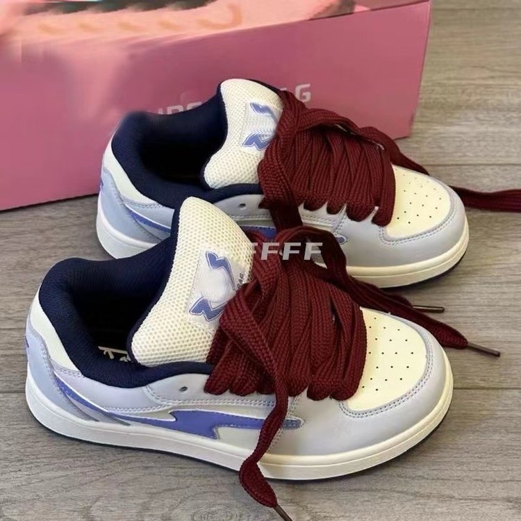 Damen Sneakers mit elastischen Schnürsenkeln und atmungsaktivem Mesh-R&B
