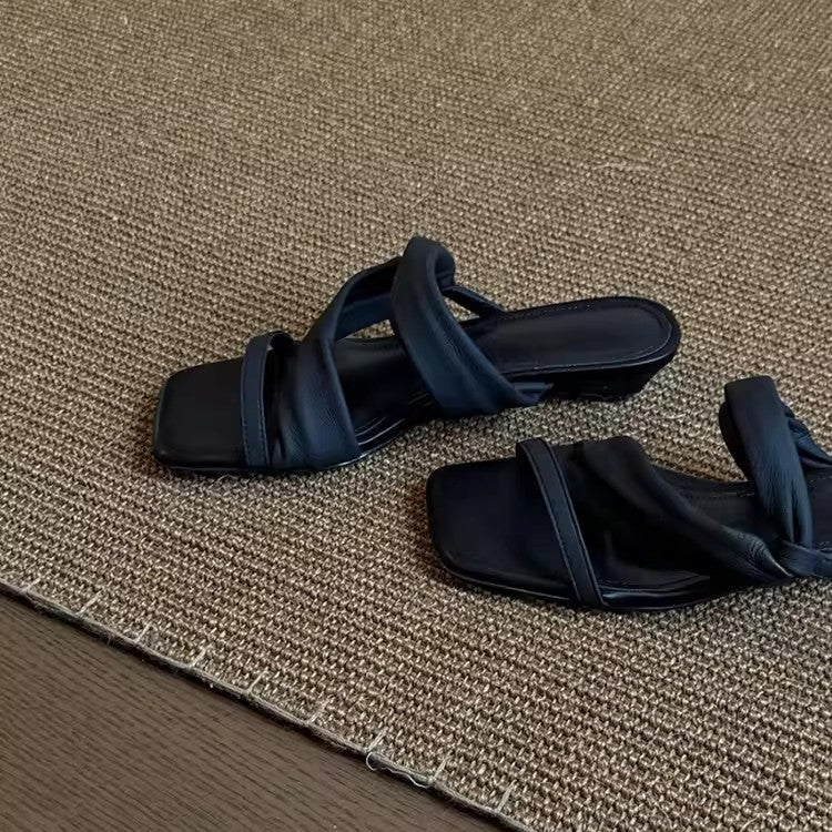 Damen modische Riemchen-Sandalen mit bequemer Fußbettgestaltung R&B