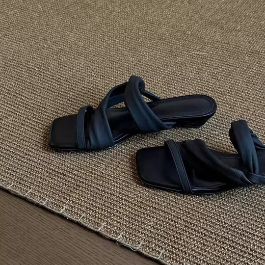 Damen modische Riemchen-Sandalen mit bequemer Fußbettgestaltung R&B