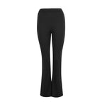 Damen elegante Flared-Hose aus flexibler Mikrofaser EB